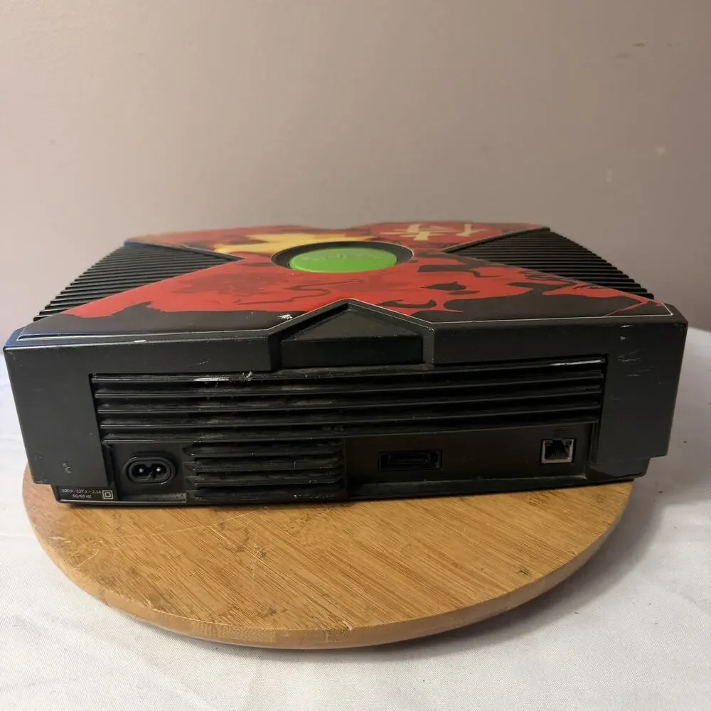ORIGINAL XBOX CONSOLE Japanese kanji for samurai NO CONTROLLER TESTED